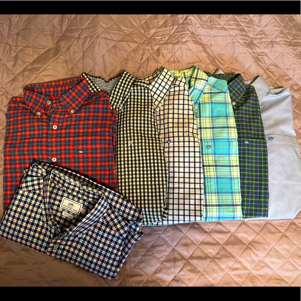 Bundle&Save! Southern Tide Casual Button Down Shirt Haul